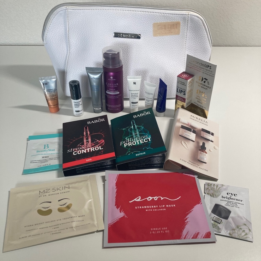 SkinStore Beauty Bag + 15 Luxury Skincare & Hair Samples – New